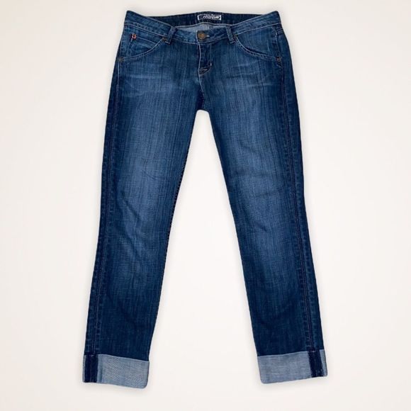 HUDSON Rolled Cuff Cropped Ankle Skinny Jeans - Picture 2 of 10